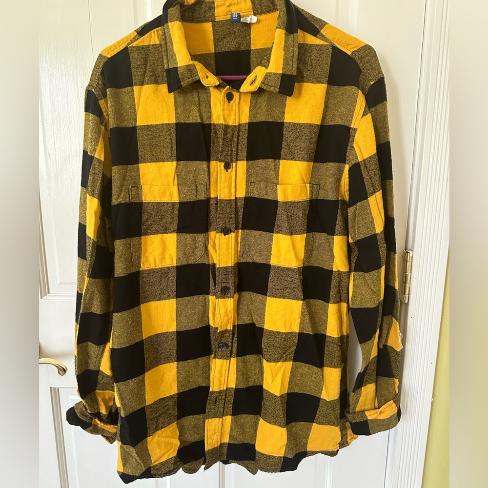 Yellow Plaid Shirt